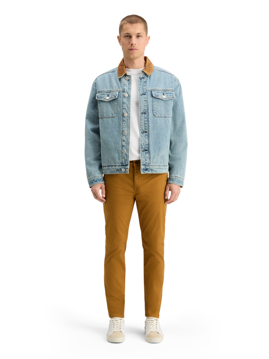 SCOTCH & SODA CORD COLLAR INDIGO TEDDY JACKET