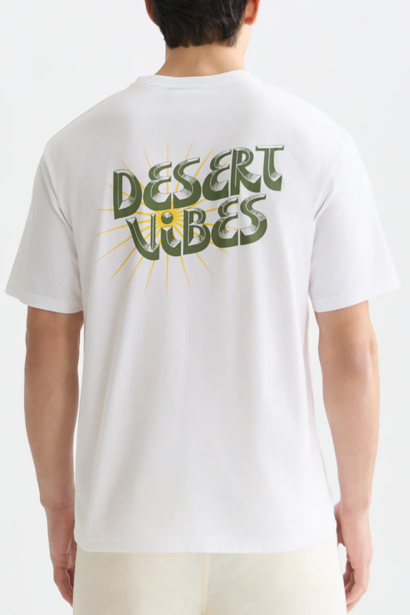 SCOTCH & SODA T-shirt Front and Back Relaxed Fit bright white