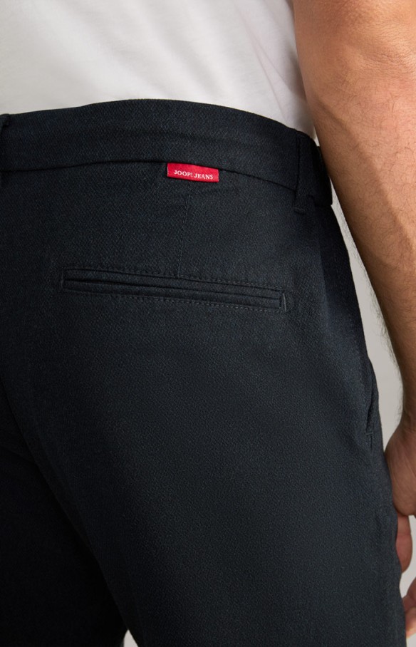 JOOP MAXTON CHINOS IN MOTTLED NAVY