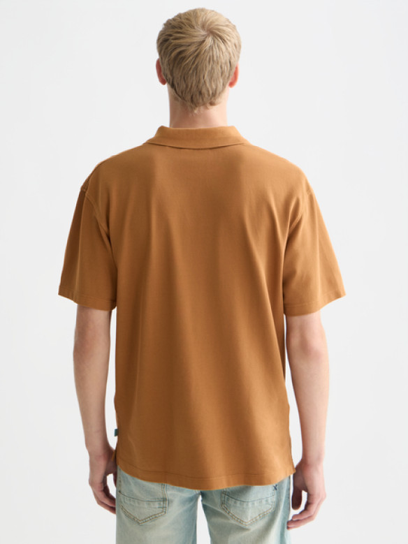 SCOTCH & SODA Crosses Pique Relaxed Fit Garmentdyed Polo