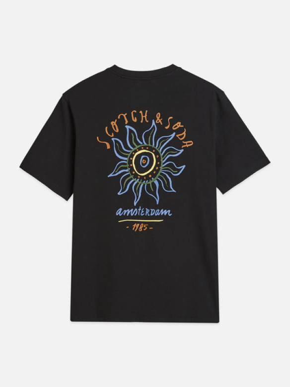 SCOTCH & SODA Front And Back Artwork Regular Fit METEORITE