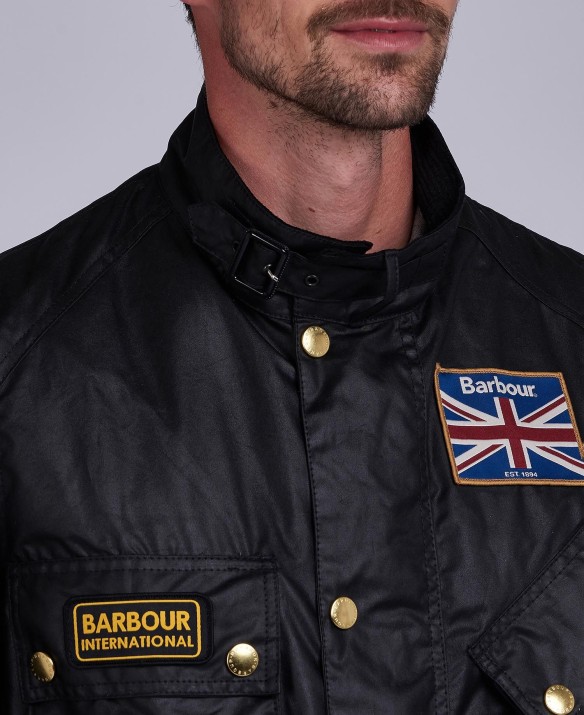 BARBOUR INTERNATIONAL Union Jack International Wax Jacket