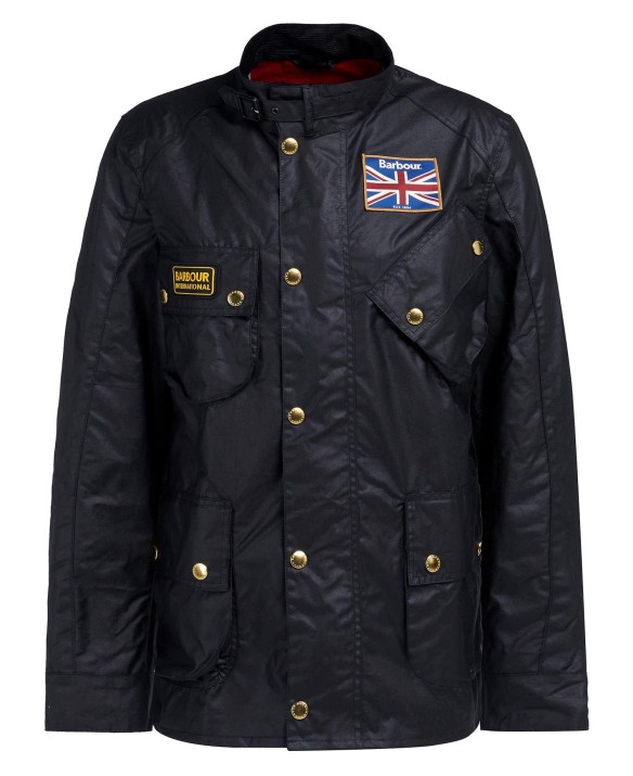 BARBOUR INTERNATIONAL Union Jack International Wax Jacket